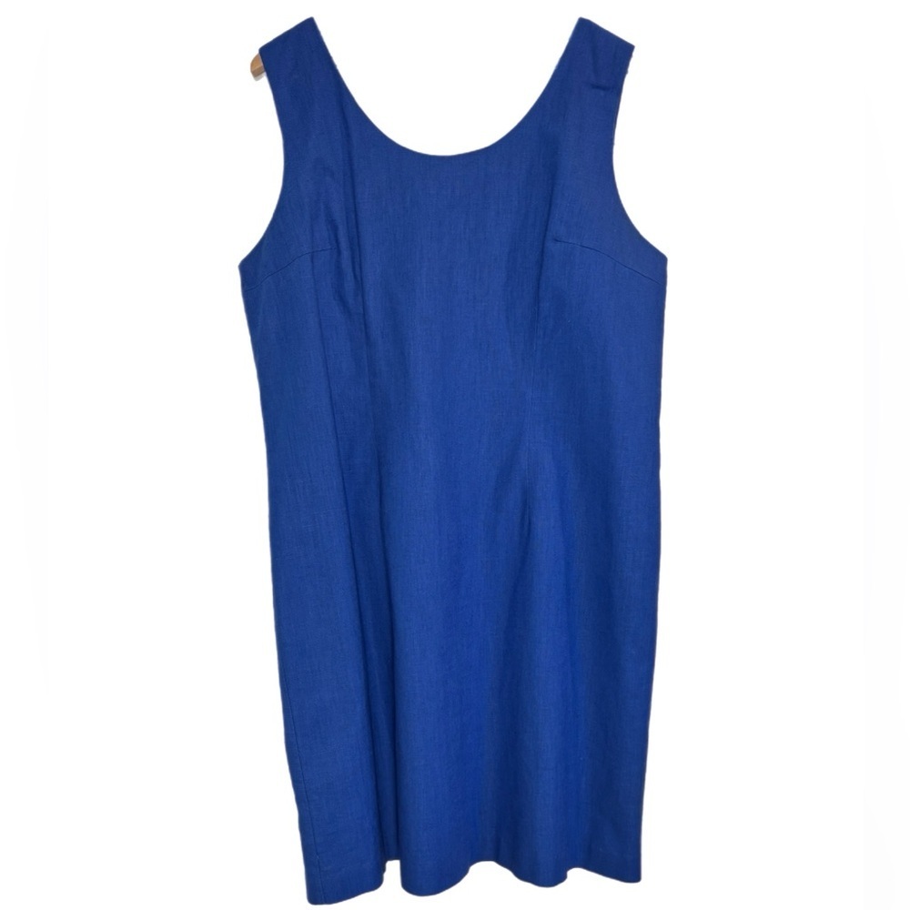 Vintage Styleworks blue sleeveless midi dress